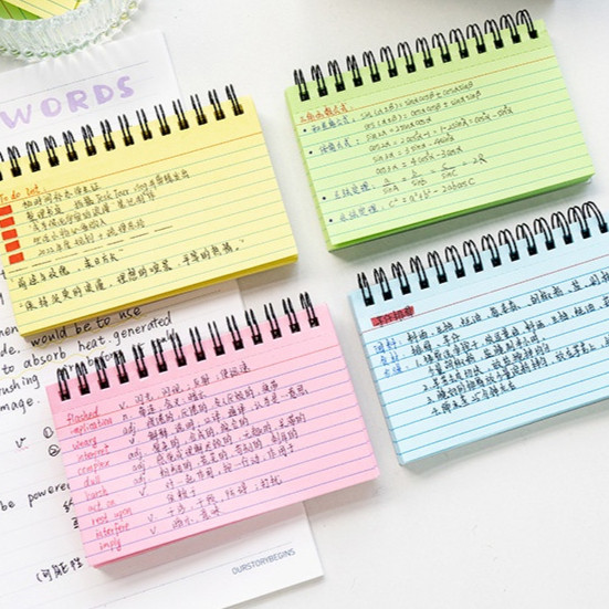 

memopad note notepad buku tulis sekolah spiral notebook aesthetic mini buku tulis planner lucu barang aesthetic