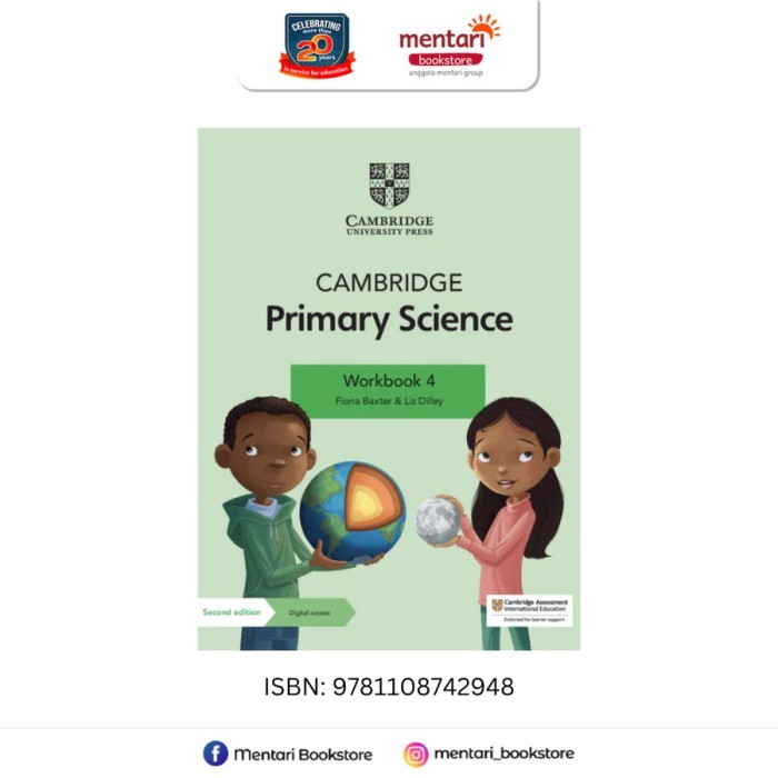 

Buku Sekolah SD - Cambridge Primary Science Workbook 1 Year - Workbook 6