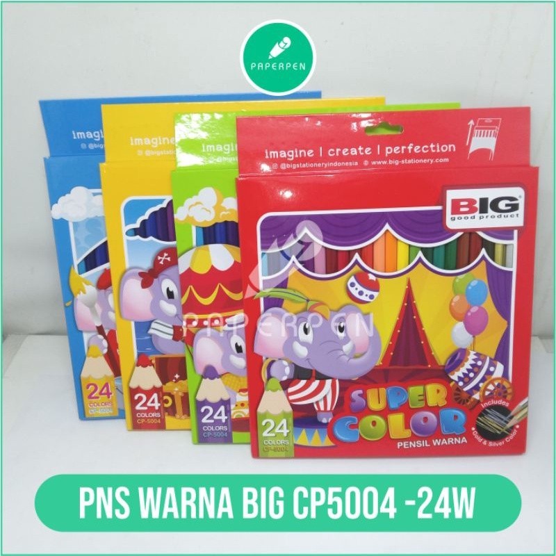 

[SG] PENSIL WARNA BIG 24 WARNA CP5004