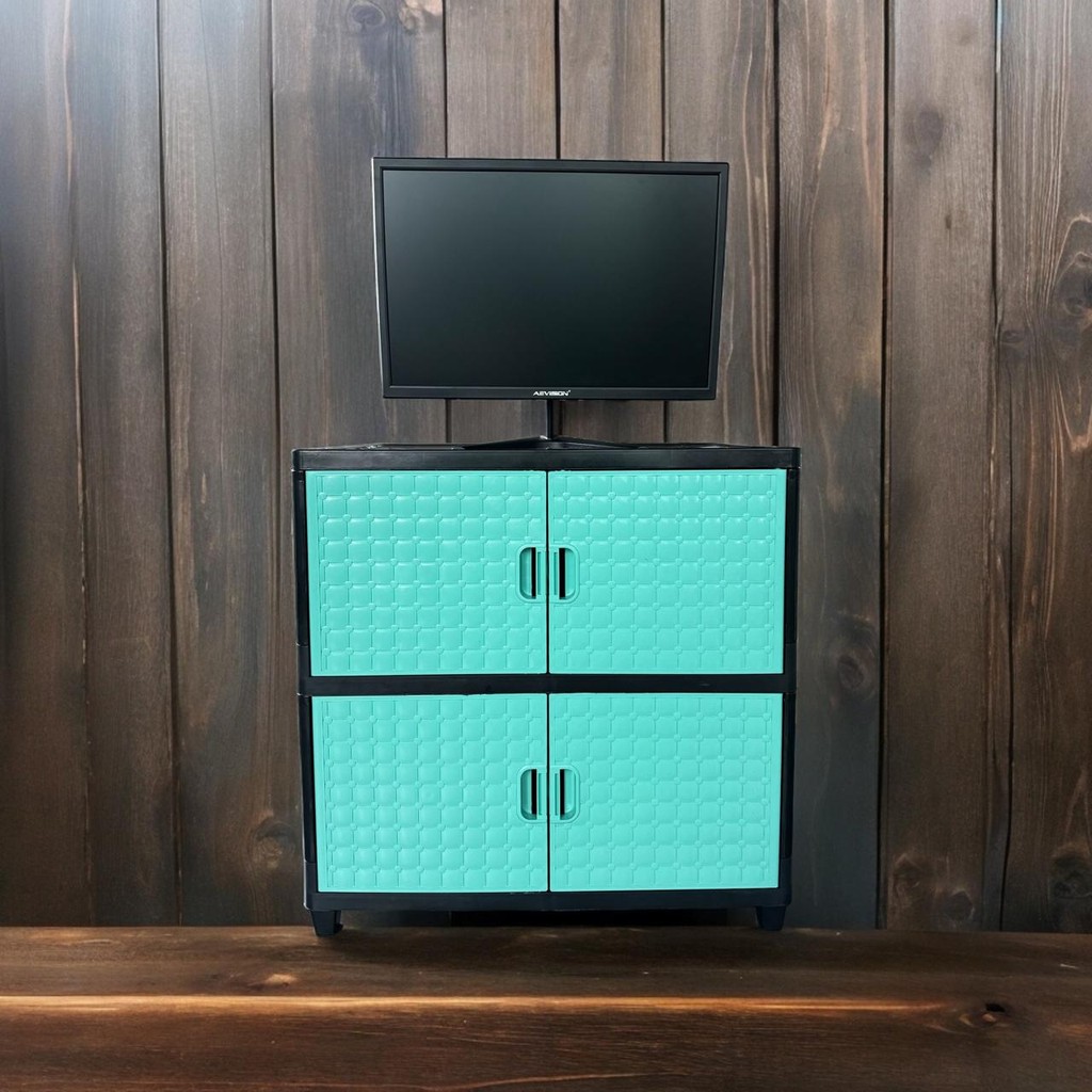 (JOY) LEMARI TV BAHAN PLASTIK ELCO | LEMARI TV MINIMALIS | LEMARI TV MURAH