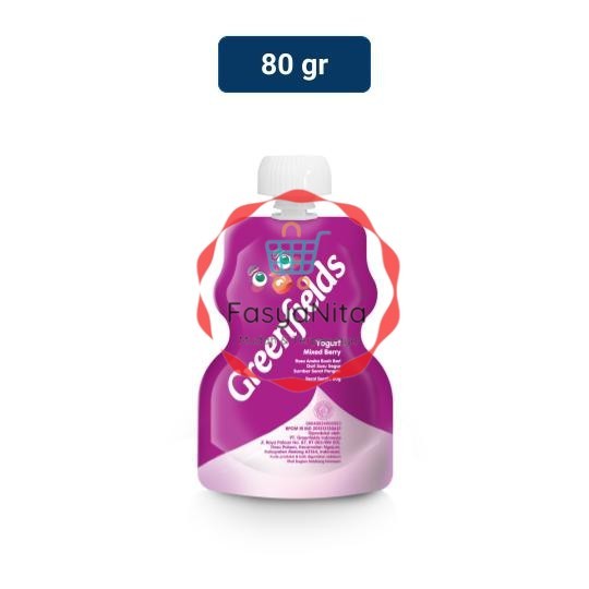 

Greenfields Kids Yogurt Pouch Mixberry 80 gr - Fasyanita Denpasar