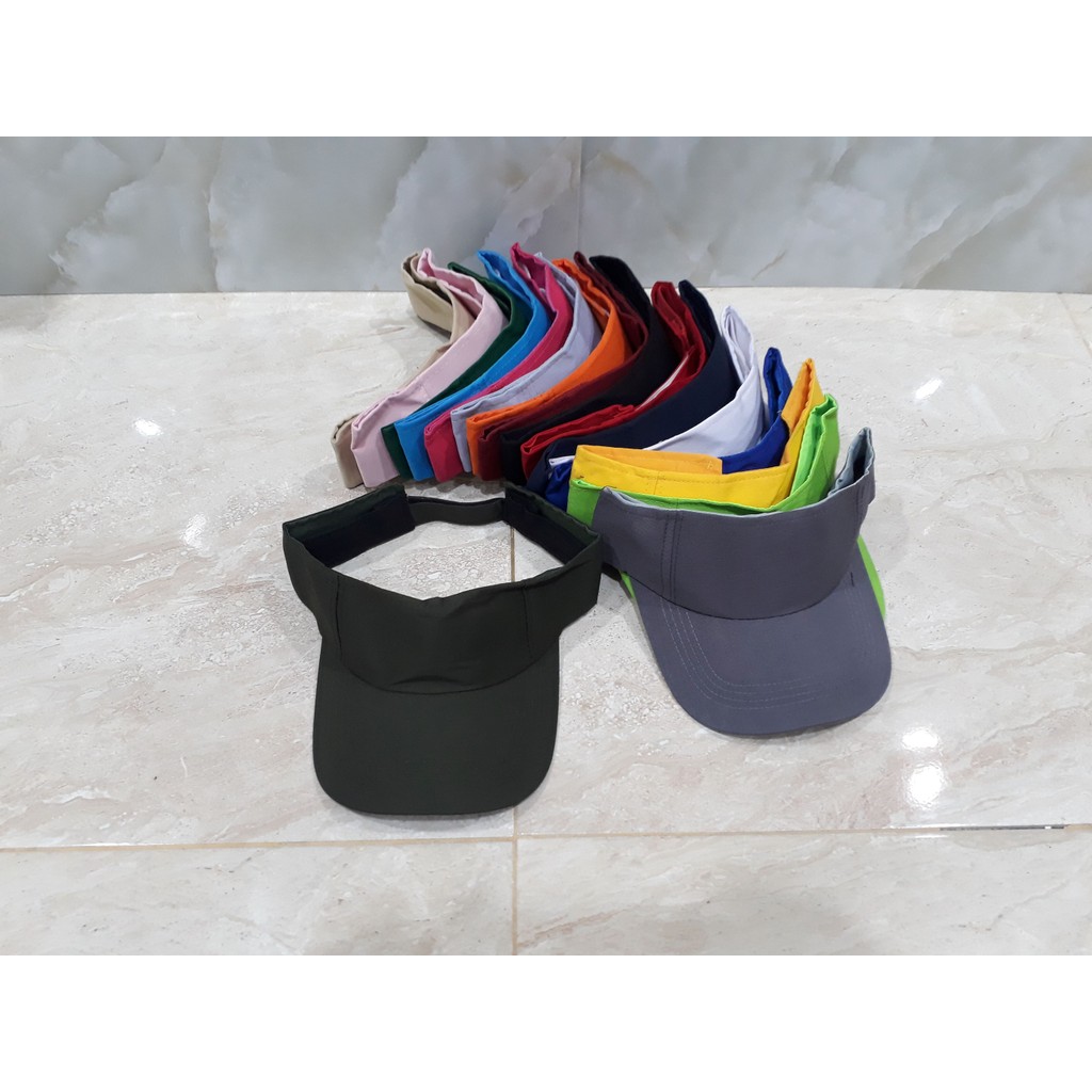 TOPI CADDY VISOR HAT GOLF SENAM ZUMBA OLAHRAGA TENIS POLOS PRIA WANITA DEWASA BISBOL CEWEK COWOK LAK