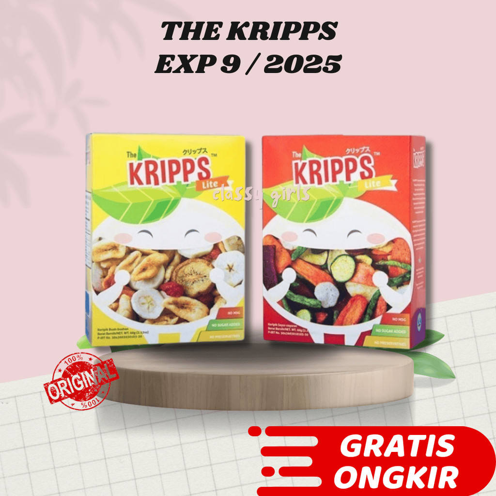 

THE KRIPPS SNACK BUAH SAYUR SEHAT