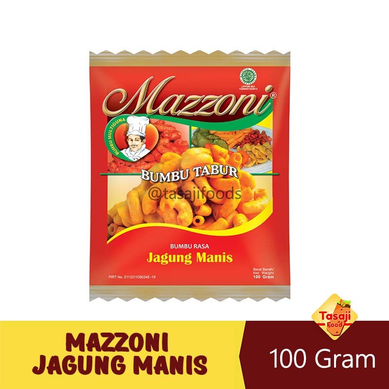 

Mazzoni Jagung Manis 100 Gram Bumbu Tabur