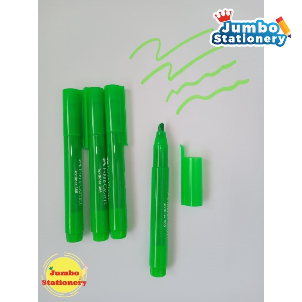 

Highliter Faber Castell 365 Translucent Green