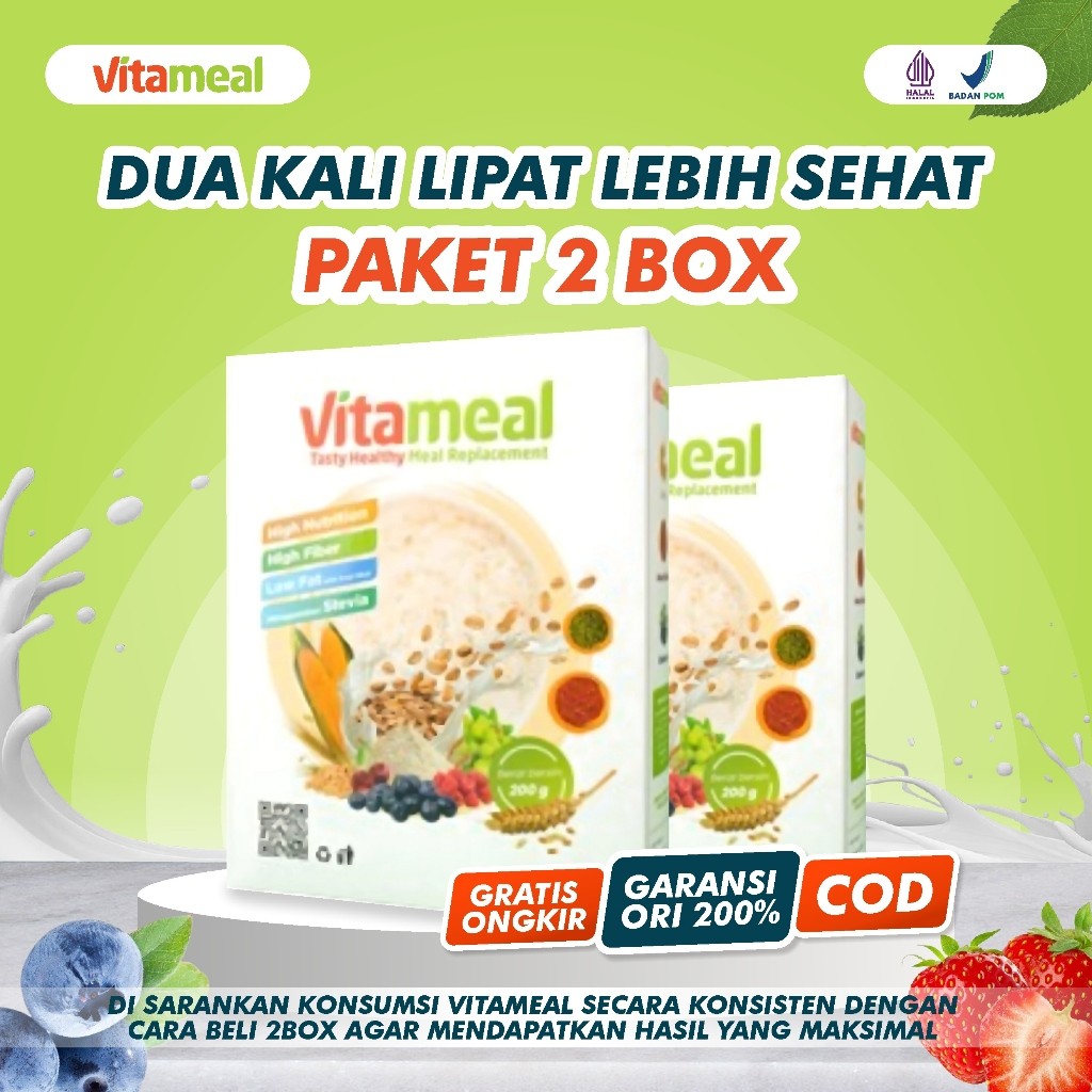 

VITAMEAL - Sereal Sehat Multigrain Paket 2 box PROMO TERBATAS
