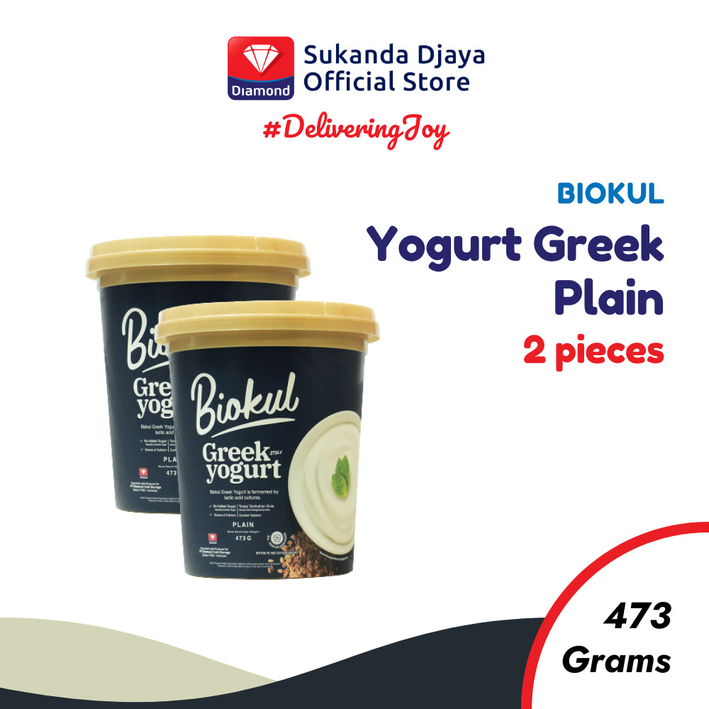 

Biokul Yogurt Rasa Plain (Greek Style) 473 Gr [GET 2 PCS]