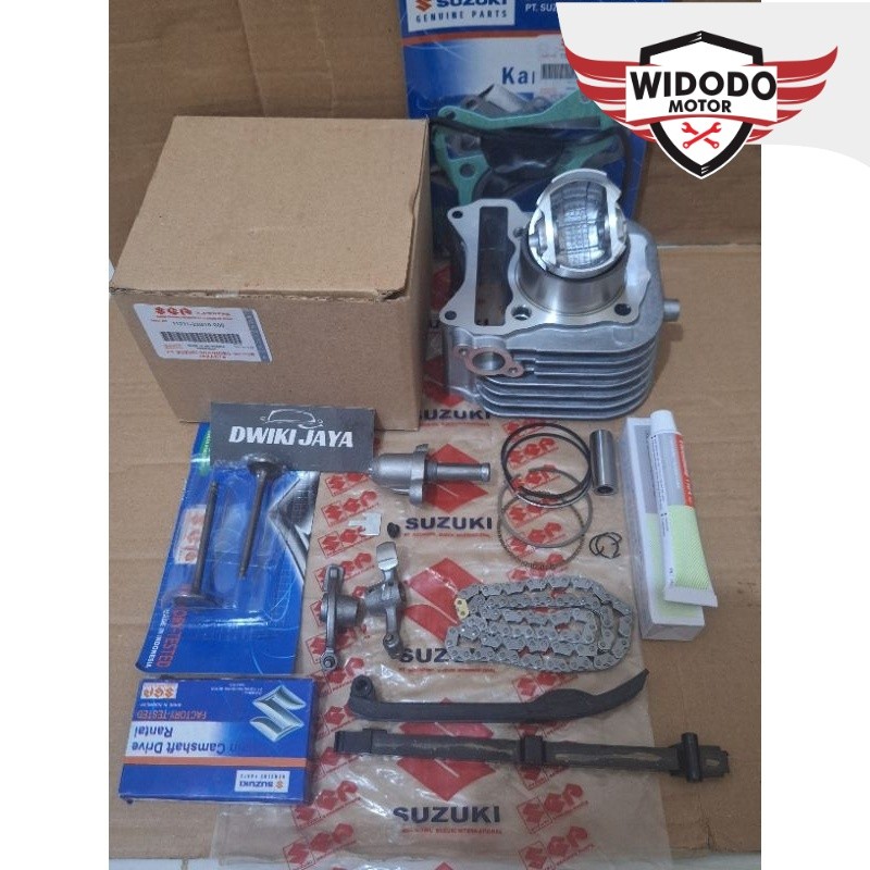 Paket Blok seher Komplit 8item Suzuki spin 125/Skywive/Skydrive Kualitas Original