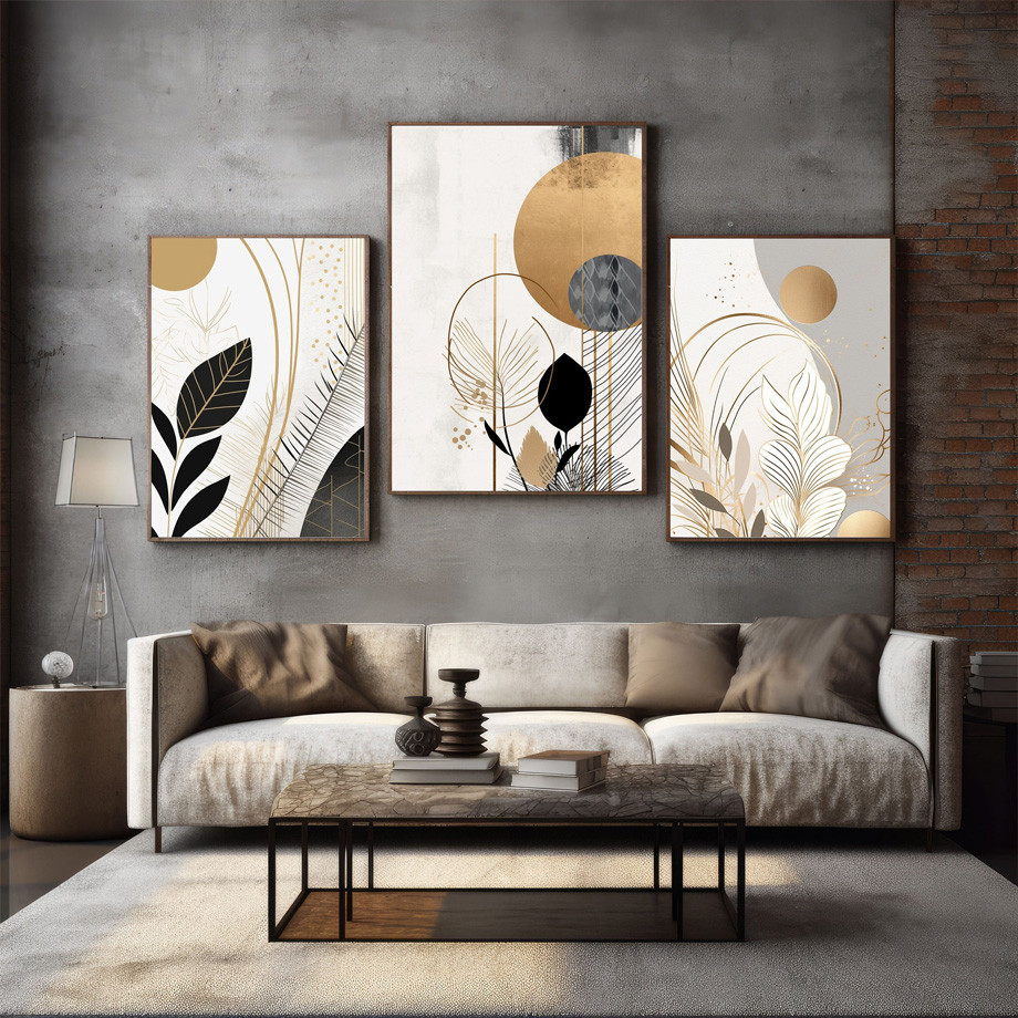 

Abstract Nordic Posters And Prints Aesthetic Line Geometry Leaf Plant Flower Canvas Painting Modern Bedroom Wall Art Home Decor