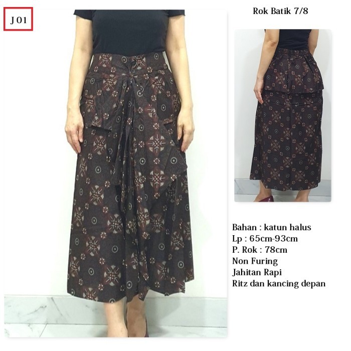 BAWAHAN BATIK ROK BATIK 7/8 JESIKA - J 06