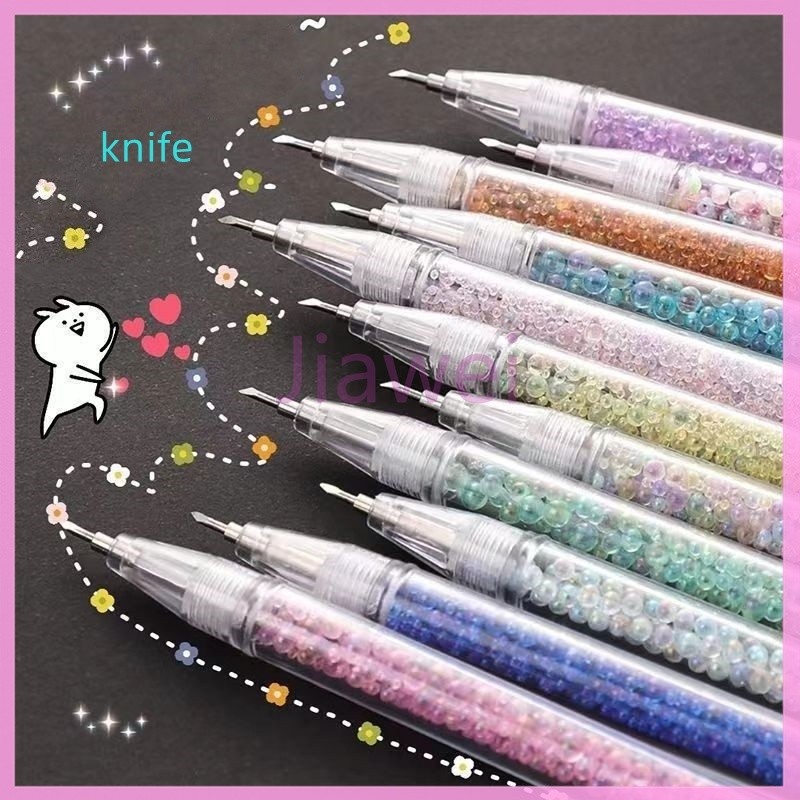 

Jiawei Pen Knife/Quicksand Pen Knife Paper Cutter/Children’s DIY Pen Knife Paper Cutter