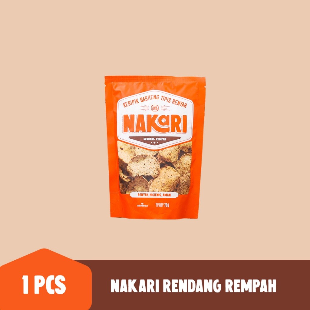 

Nakari Basreng Rendang Rempah | Keripik Basreng Tipis Renyah