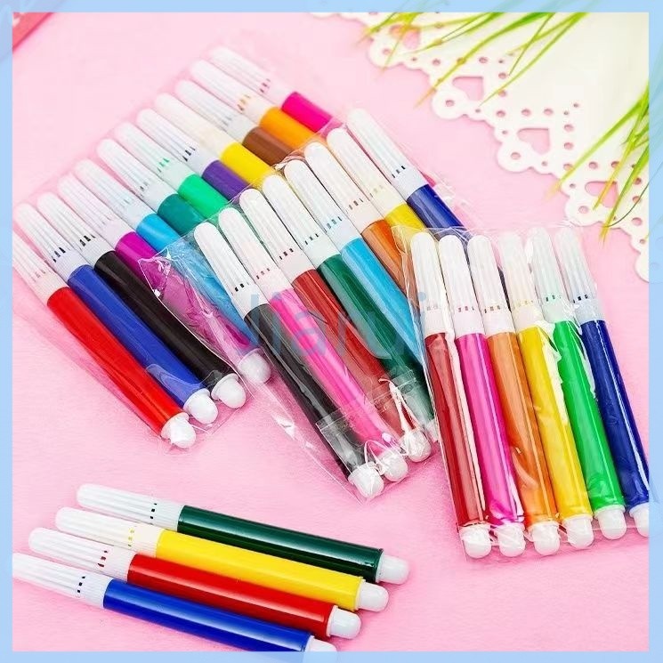 

Jiarui Spidol Mini Pewarnaan 12 Warna/Spidol Warna isi 6 Mini