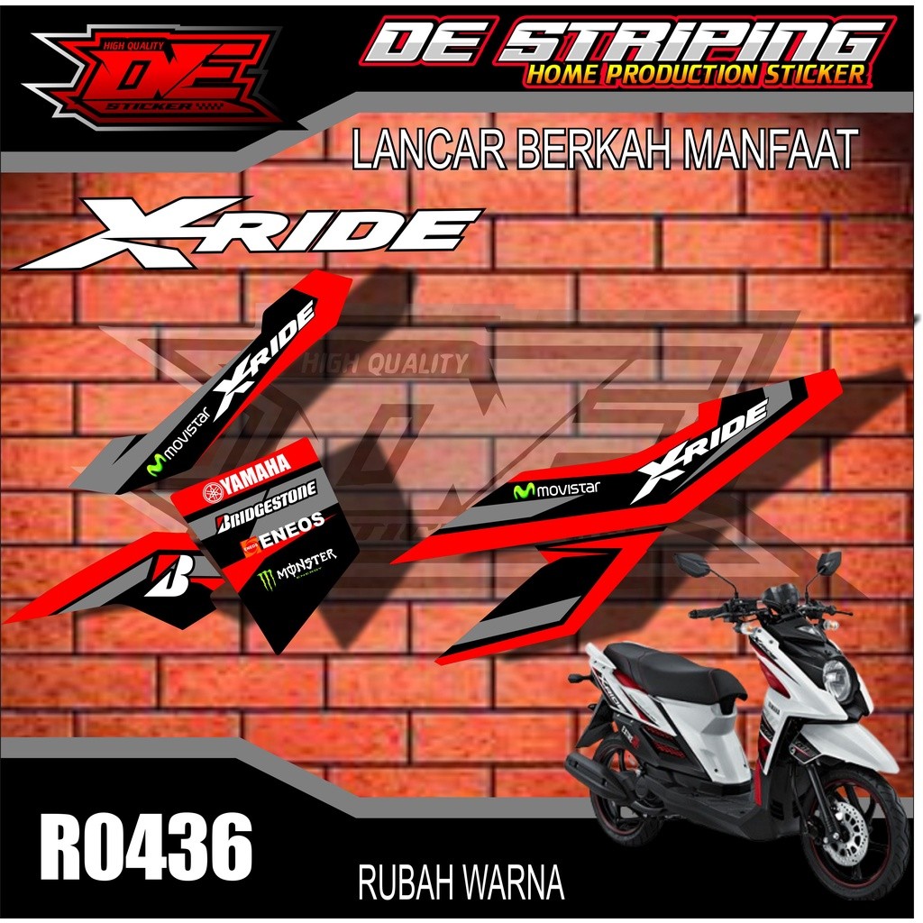 STRIPING VARIASI MOTOR X RIDE 115 STRIPING VARIASI MOTOR X RIDE 115