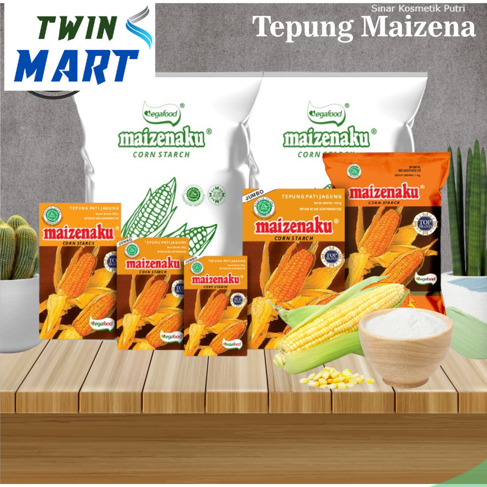 

Tepung jagung maizena maizenaku / Kemasan 100gr, 150gr, 300gr, 1kg