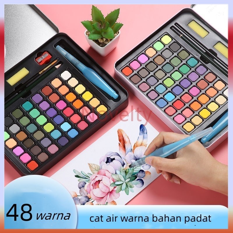 

Novelty cat air warna 36 dan 48 warna /alat cat air warna per set ( sudah termasuk kuas dan kertas lukis)