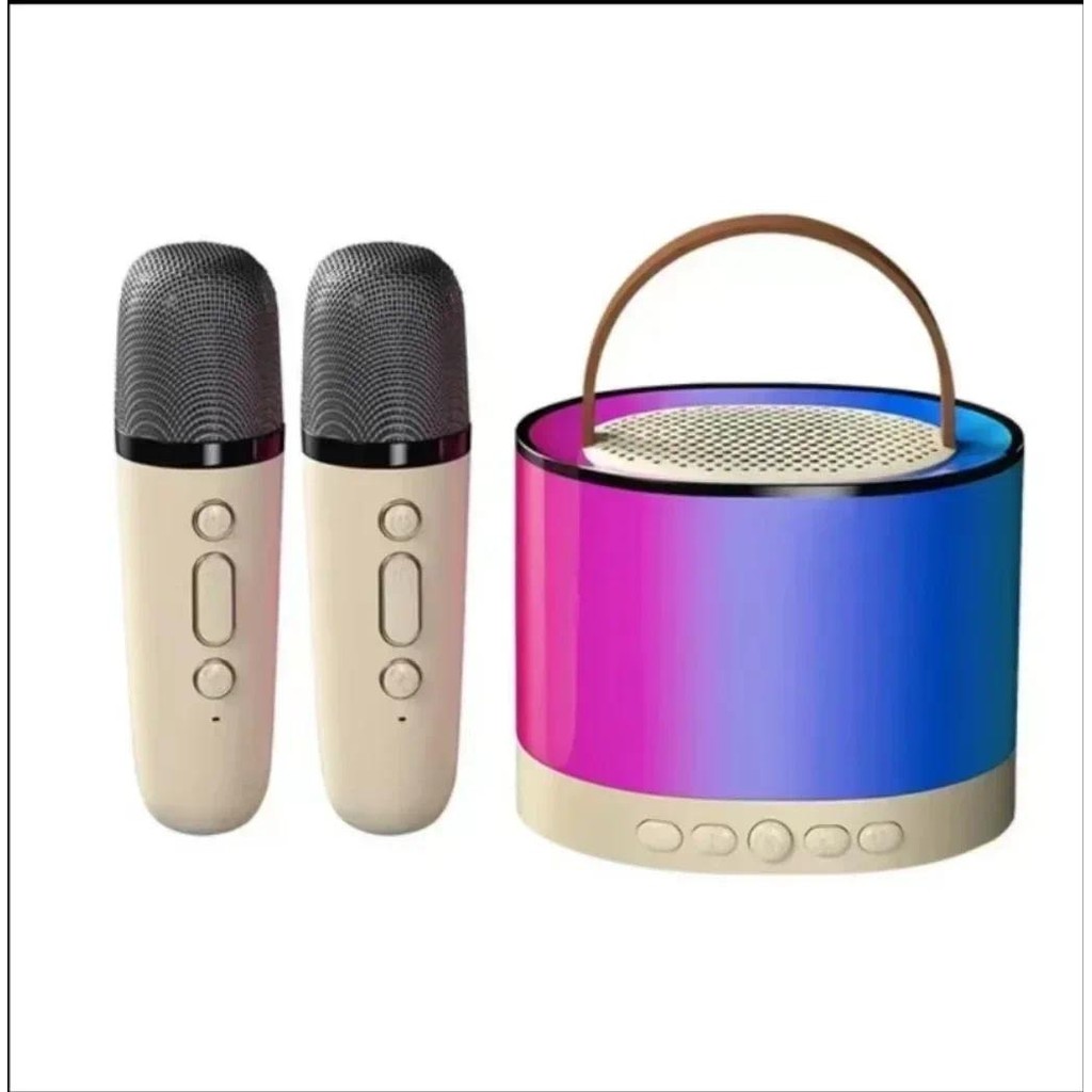 K52 Bluetooth speaker, wireless outdoor portable sound system, colorful microphone with integrated s