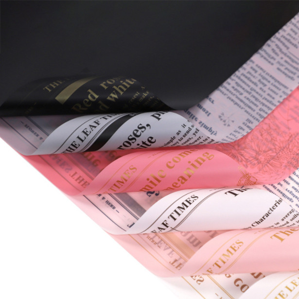 

(5 lembar) Cellophane Motif Koran 1 /Kertas buket Flower wrapping Paper