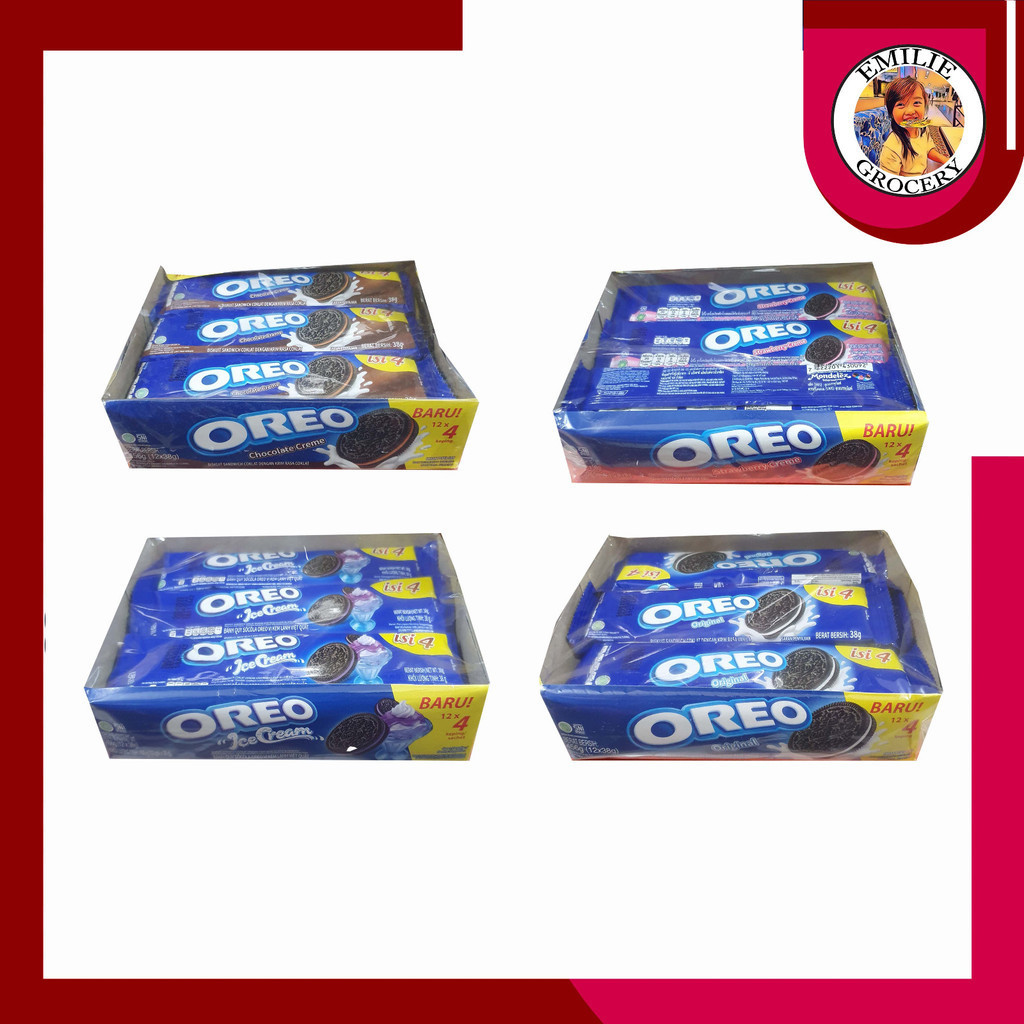 

Oreo Box Vanilla Vanila Original Isi 12 Pack Pcs Sachet 12Pack 12Pcs 1 Sachet Isi 3