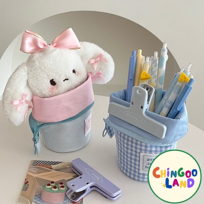 

Chingooland Molly Pencil Pouch Tempat Kotak Pensil Coquette Pink Aesthetic Korea Lucu Premium