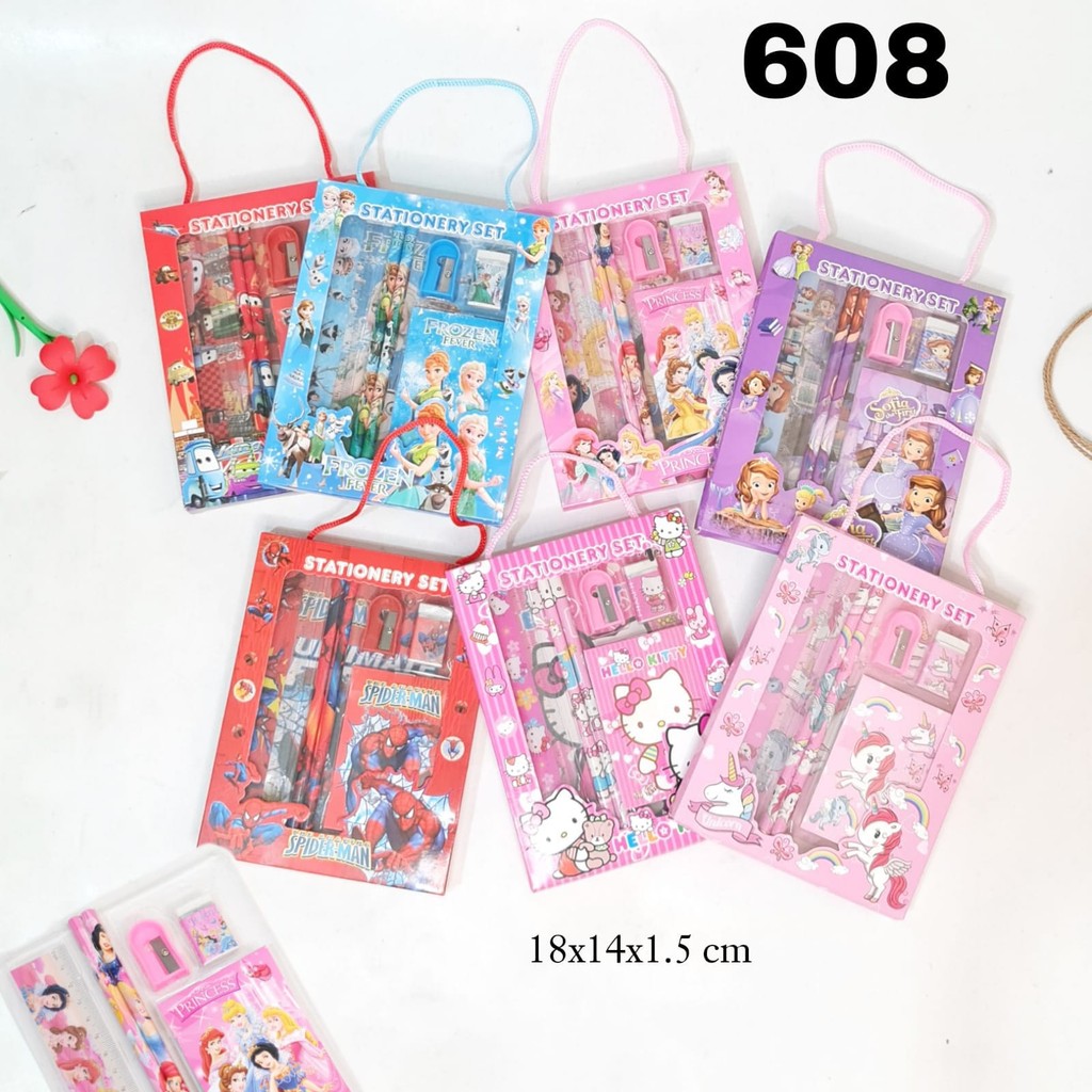 

SOS Set Alat Tulis 608 Dus/Paket Alat Tulis/Fancy Set/Stationery Set
