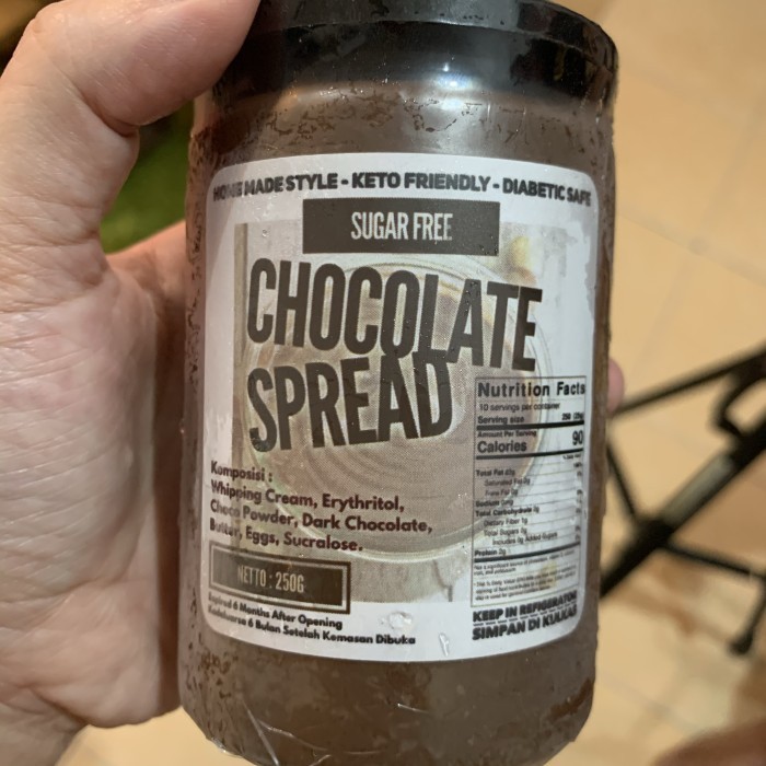 

Selai Coklat Keto Chocolate Spread lowcarb