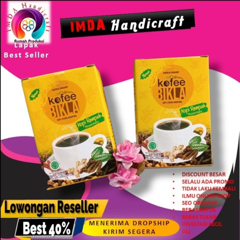 

MAKRIFATBUSINESS KOPI BIKLA REMPAH Kopi Robusta Lereng Argapura PAKET 2 PCS BOX 20 SACHET