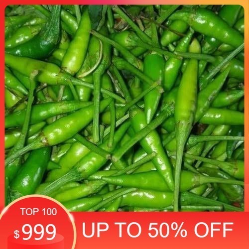 

LBJ cabe rawit hijau super fresh 250gr