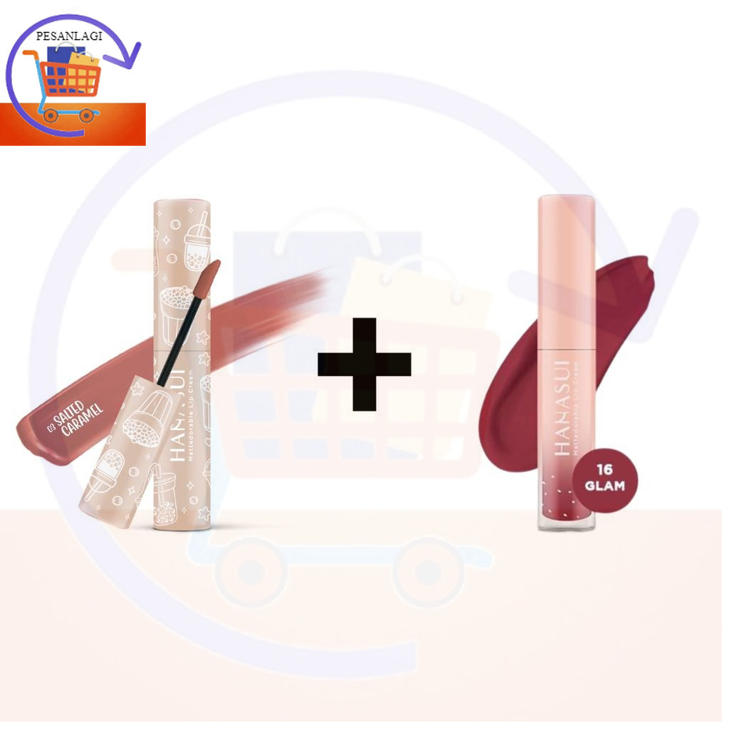 Paket Ombre Lip Cream Hanasui VIRAL-BEST SELLER