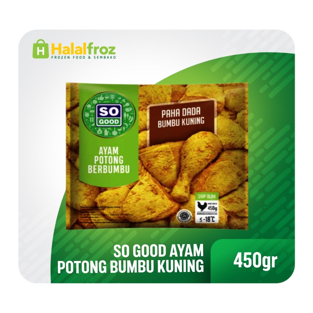 

Ayam potong bumbu kuning so good 500Gosend Ready, Paling murah, Terlaris