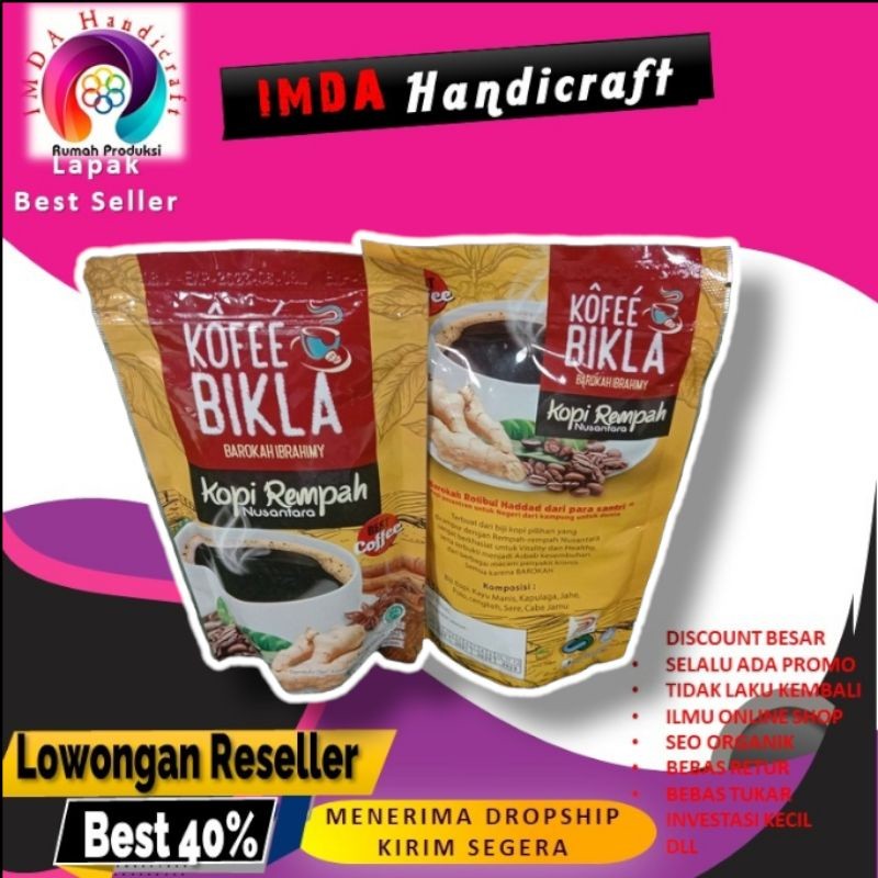 

IMDA HANDICRAFT KOPI BIKLA REMPAH Kopi Robusta Lereng Argapura 125 gr