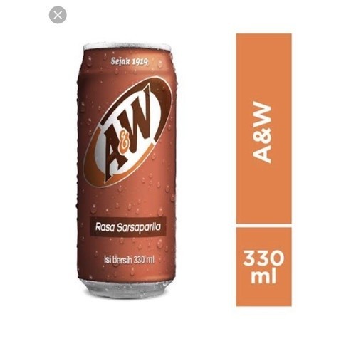 

NEW ITEM MINUMAN A&W SARSAPARILA KLG 330ML
