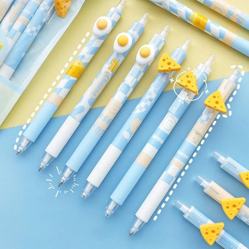 

0.5mm Kawaii Cheese Mechanical Pencils Students Automatic Press Pencils Korean Stationary Kids Writing Tools Office Supplies