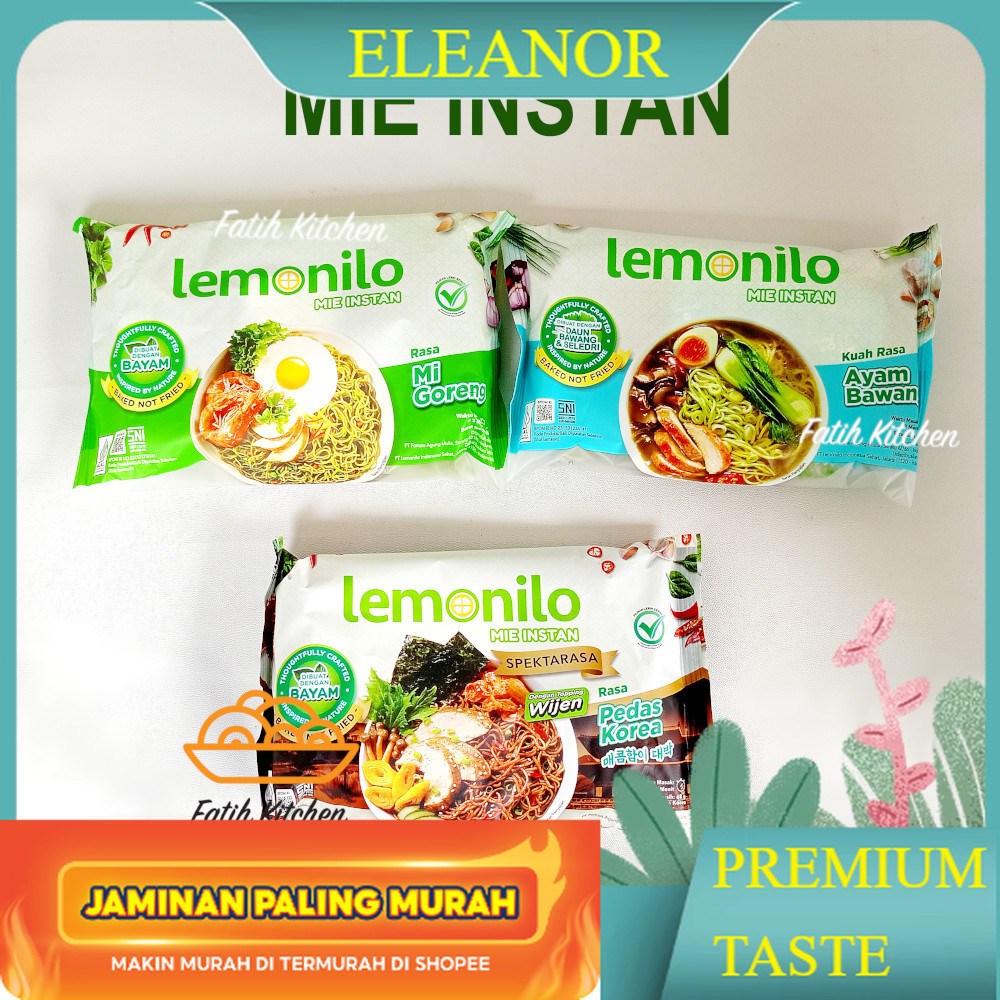 

LEMONILO Mie Instan Goreng, Pedas Korea, Kuah Ayam Bawang – Sehat Tanpa Pengawet & MSG - ELEANOR