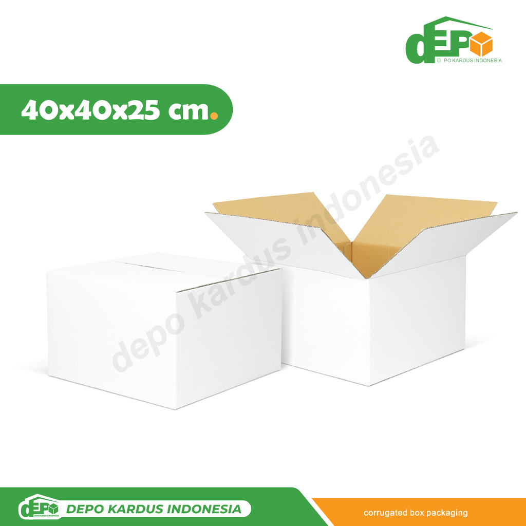 

Box 40x40x25 ( MACE ) Kardus/Kemasan/Box/Packing/Amdk/Normal/A1/tinggi10/tinggi25