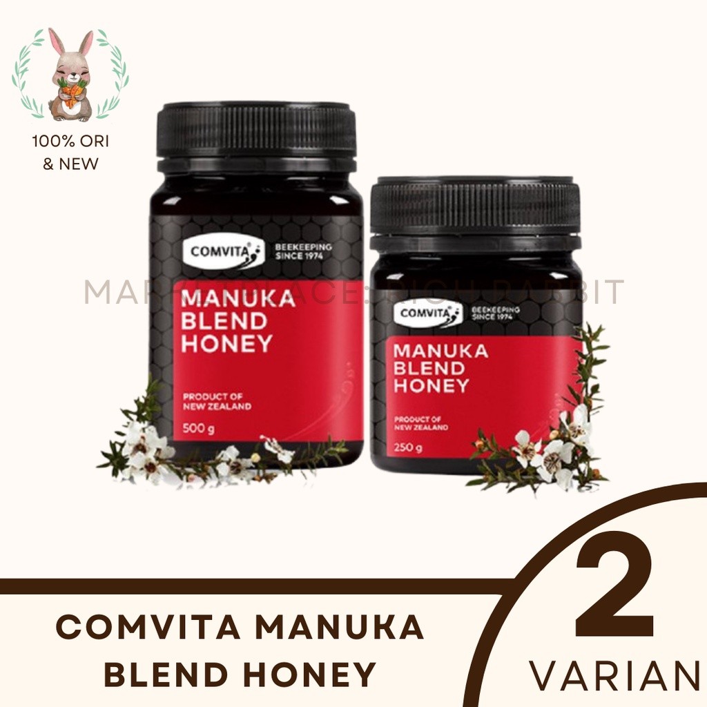 

Comvita Manuka Honey Blend Madu Murni New Zealand Immune Imunitas Rich Rabbit 100% ORI 250 gr 500 gr