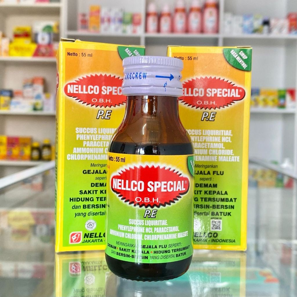 Nellco Special OBH PE Obat Sirup Untuk Demam