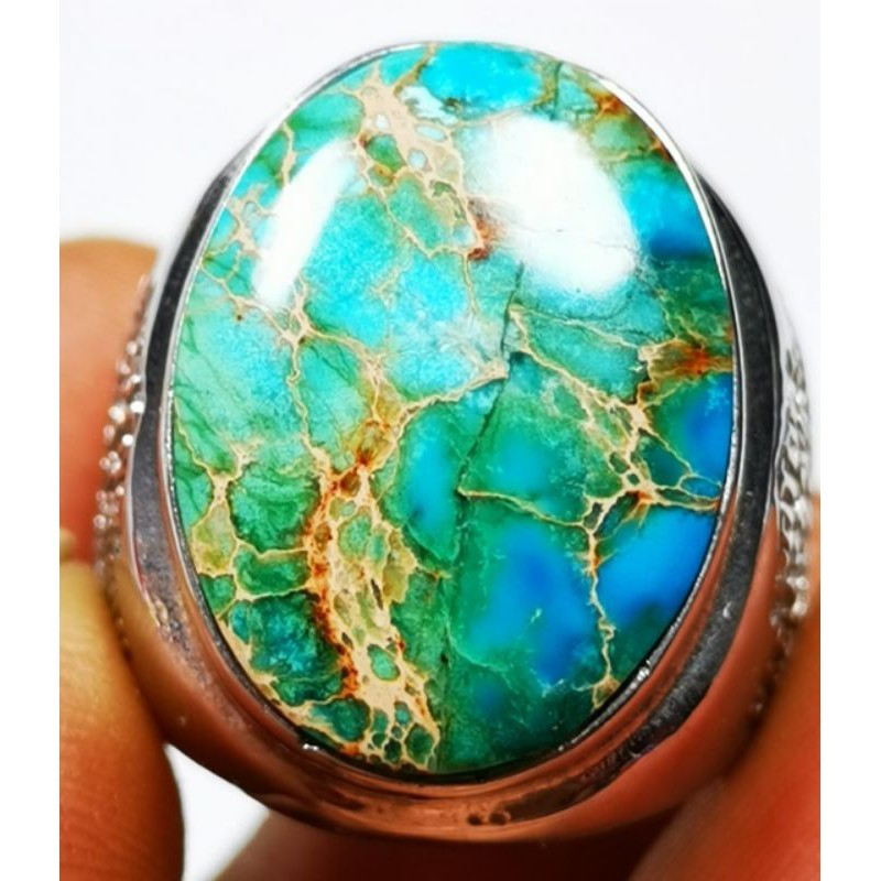 Batu akik natural pirus persia