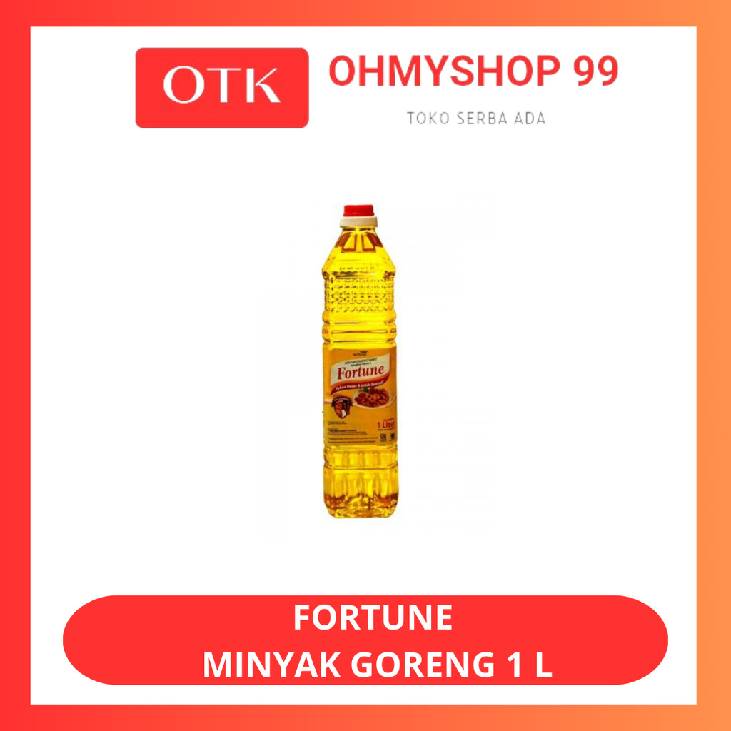

Fortune Minyak Goreng 1 Liter Botol