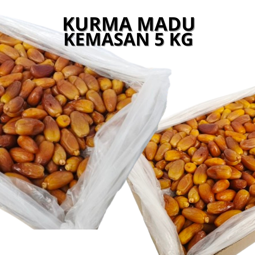 

KURMA TUNIS MADU PREMIUM 5KG / KURMA TUNISIA 5KG NON TANGKAI