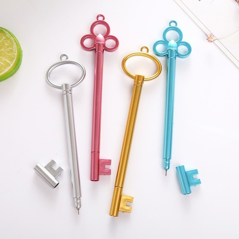 

Key Pens Creative Candy-Colored Yao Chi Bi Key Gel Pen Black 0.38mm Students Pen Wholesale Cat Office Supplies