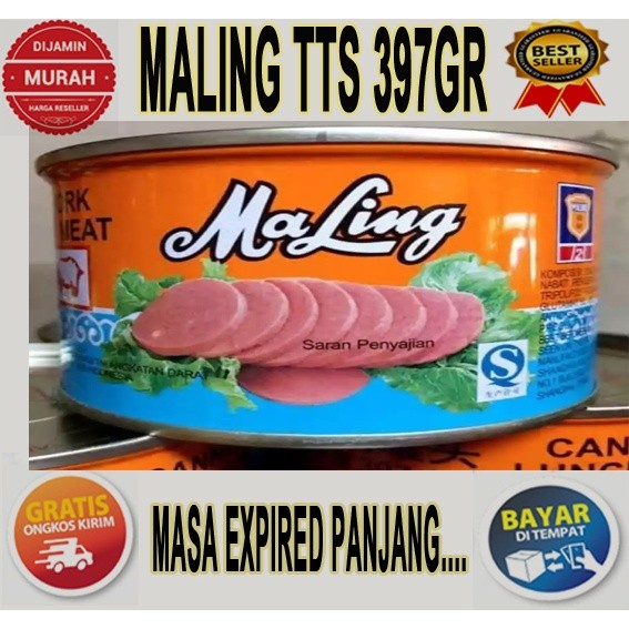 

MS Daging Maling TTS 397 GR PORK LUNCHEON MEAT Ukuran Besar No Hallal