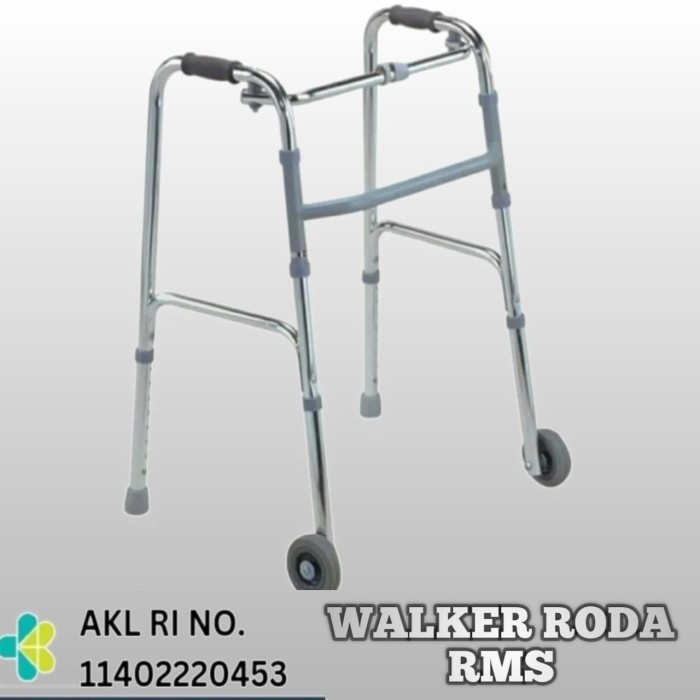 WALKER ALAT BANTU JALAN LANSIA RODA RMS RINGAN DAN KOKOH ALAT TERAPI - Walker+bubble