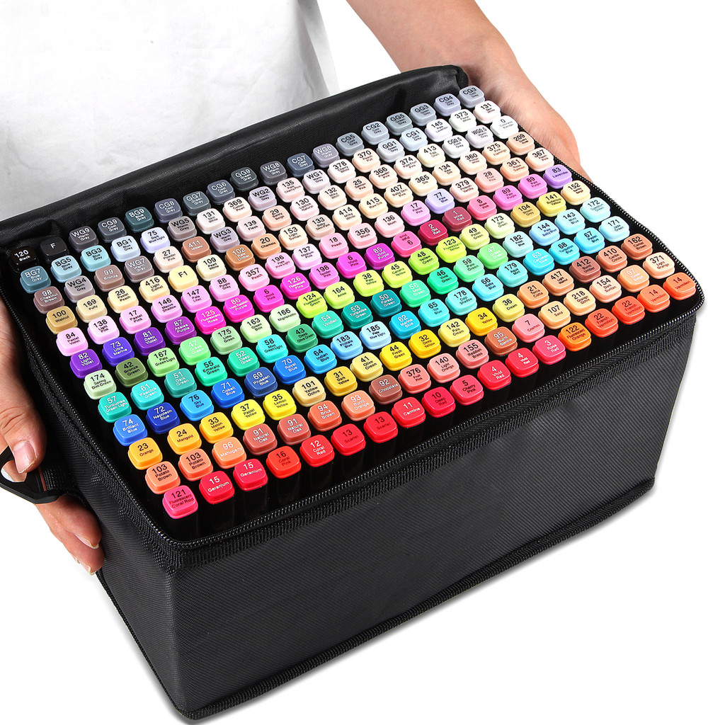 

Alcohol Markers Dual Tips Permanent Art Markers Pen for Student & Adult, Sketch Markers for Painting, Coloring, Sketching