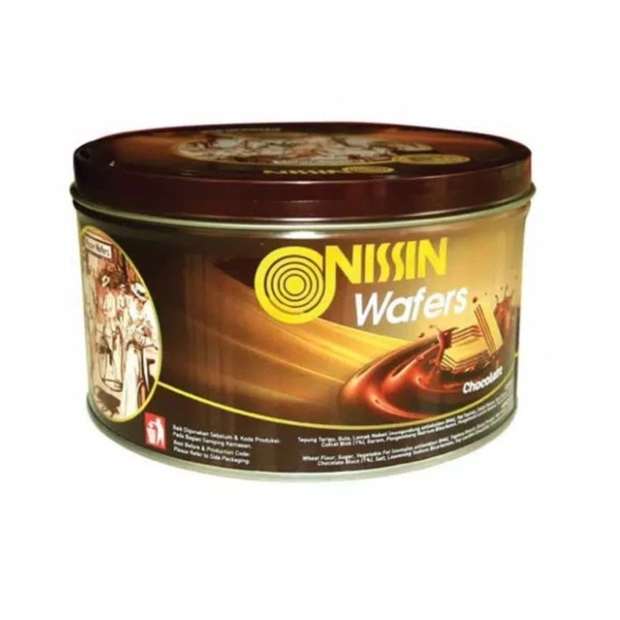 

Nissin wafers coklat 180gr kaleng/tin