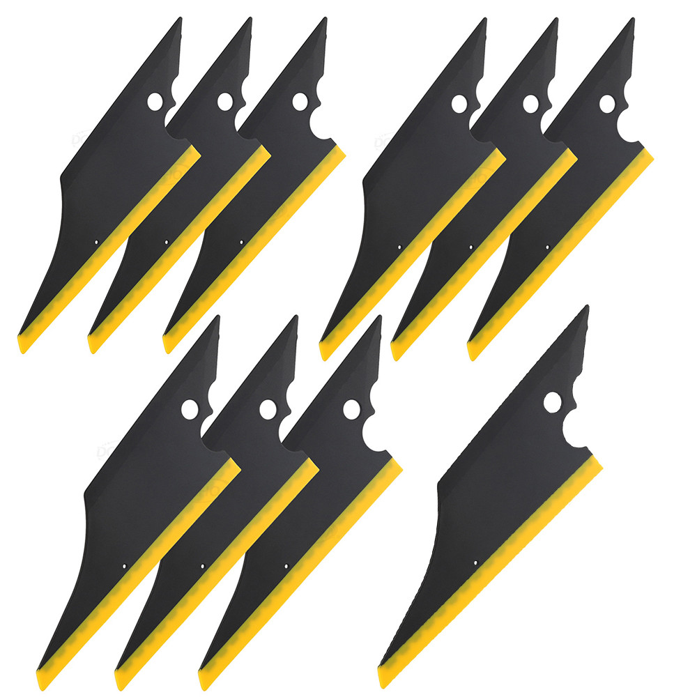 

ALIWRAP 10pcs Go Corner Conqueror Squeegee Rubber Edge Car Wrap Film Vinyl tallation Tool Window Tint Stick Tool Water Wiper