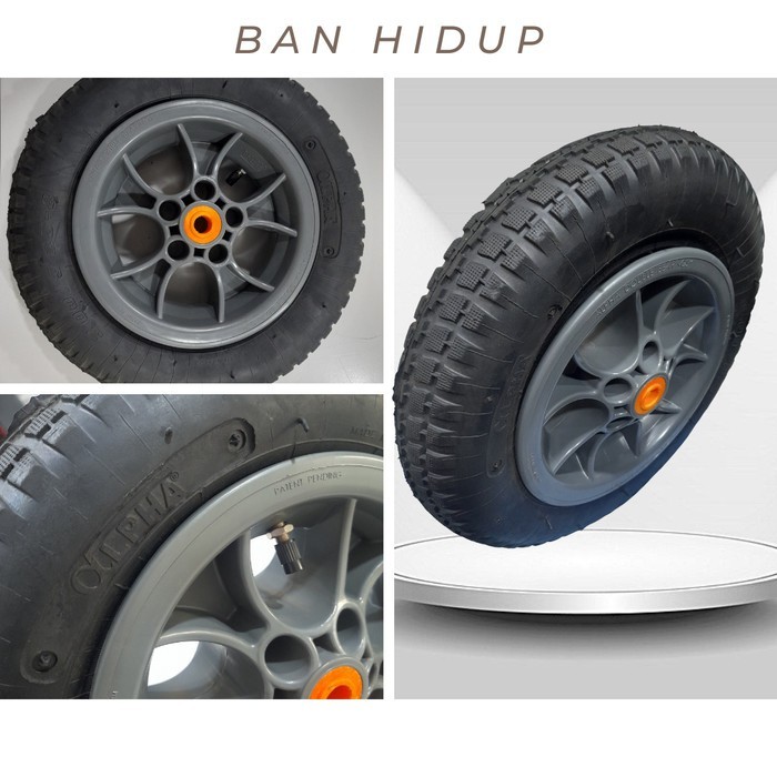 Roda Ban gerobak Pasir/Roda komplit gerobak dorong sorong Ban Artco Berkualitas