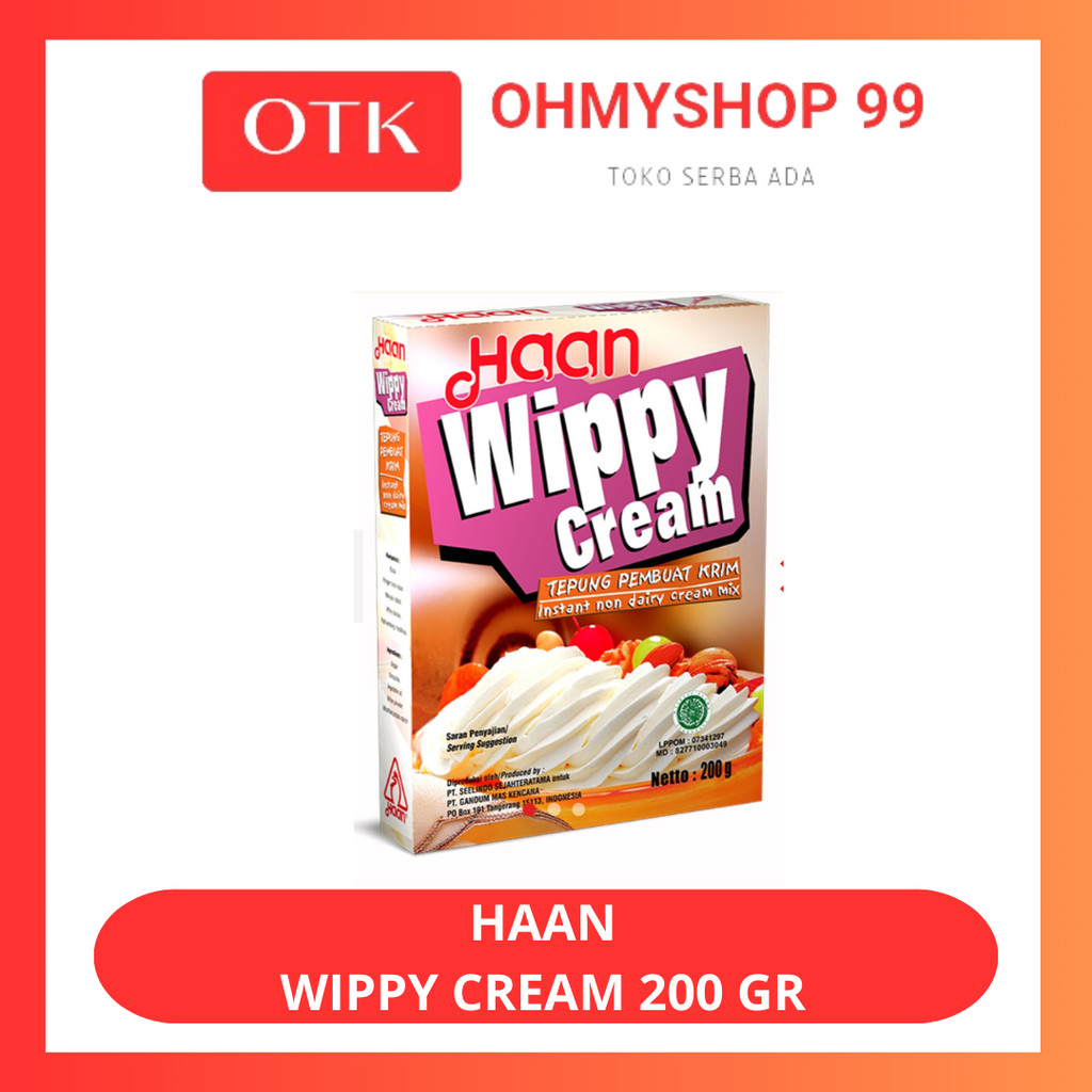 

Haan Wippy Cream 200gr