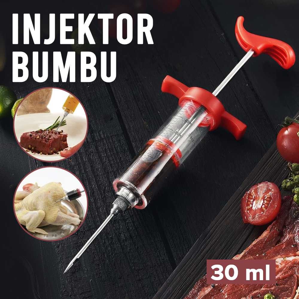 

Injektor Bumbu Marinasi Daging BBQ Seasoning Injector - HC117