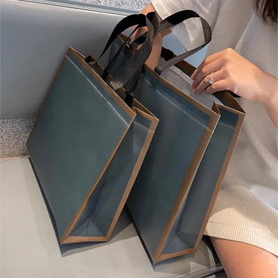 

GARNESHOP Tas Belanja Tahan Air Pegangan Spunbond,Tas Tangan, Tas Perayaan,BerbagaiUkuran Berbagai Pola Cantik